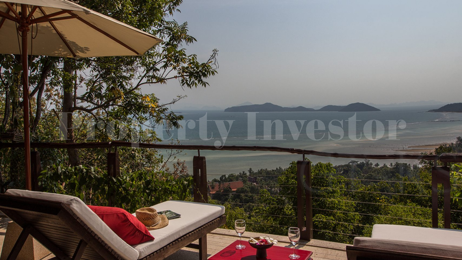 Unreal 3 Bedroom Tropical Luxury Hillside Villa with Waterfall in Koh Samui