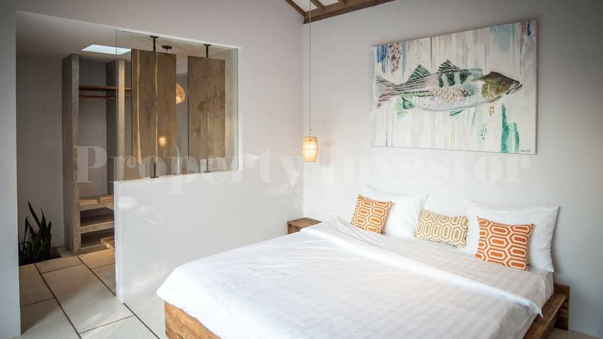 Стильная дизайнерская вилла на 2 спальни с мезонином в Чангу, Бали