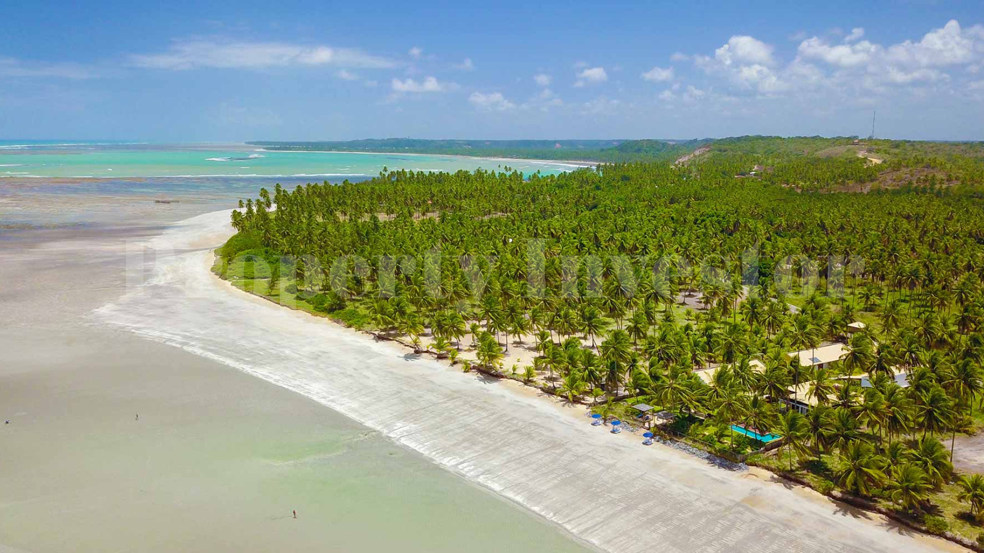 Stunning 8 Chalet Boutique Beachfront Hotel & Gourmet Restaurant Accessible to the Public for Sale in Japaratinga, Brazil