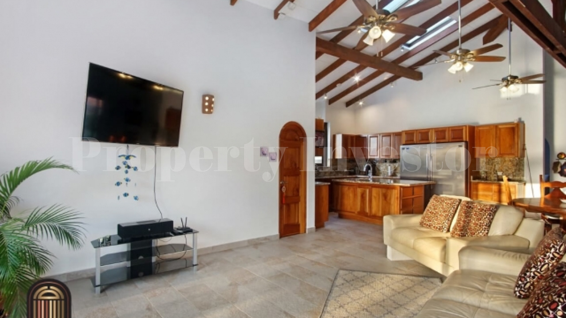 Beautiful 2 Bedroom Coastal Home with Crystal Clear Pool & Home Office for Sale in Pedasi, Panama