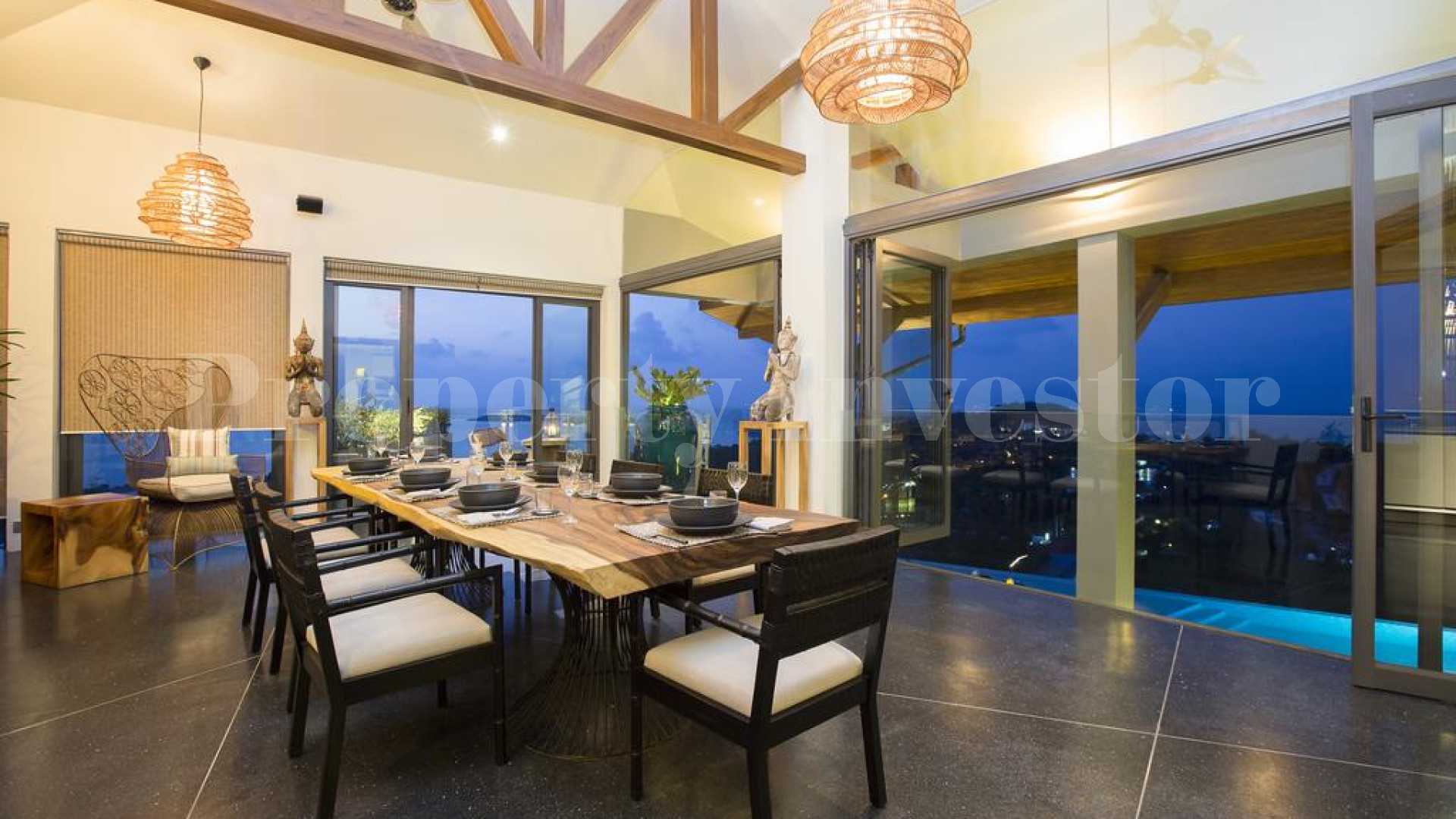 Exceptional 8 Bedroom Luxury Sea View Hillside Villa for Sale in Koh Samui, Thailand