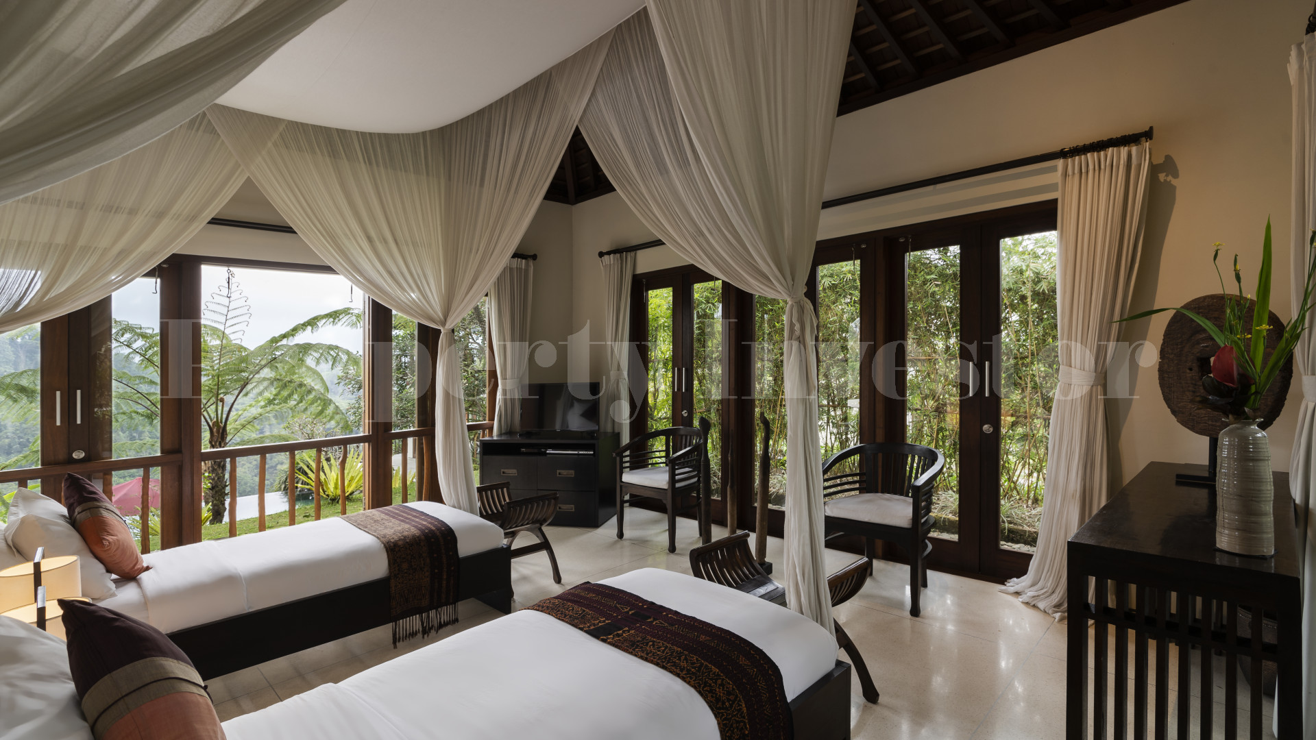 Exceptional 6 Bedroom Estate with Stunning Jungle & Valley Views for Sale in North-Ubud, Bali