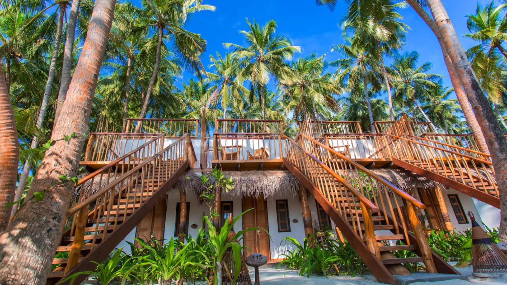 Exclusive 32 Room Island Eco Resort with 89 Room Overwater Bungalow Expansion Plan for Sale in the Maldives