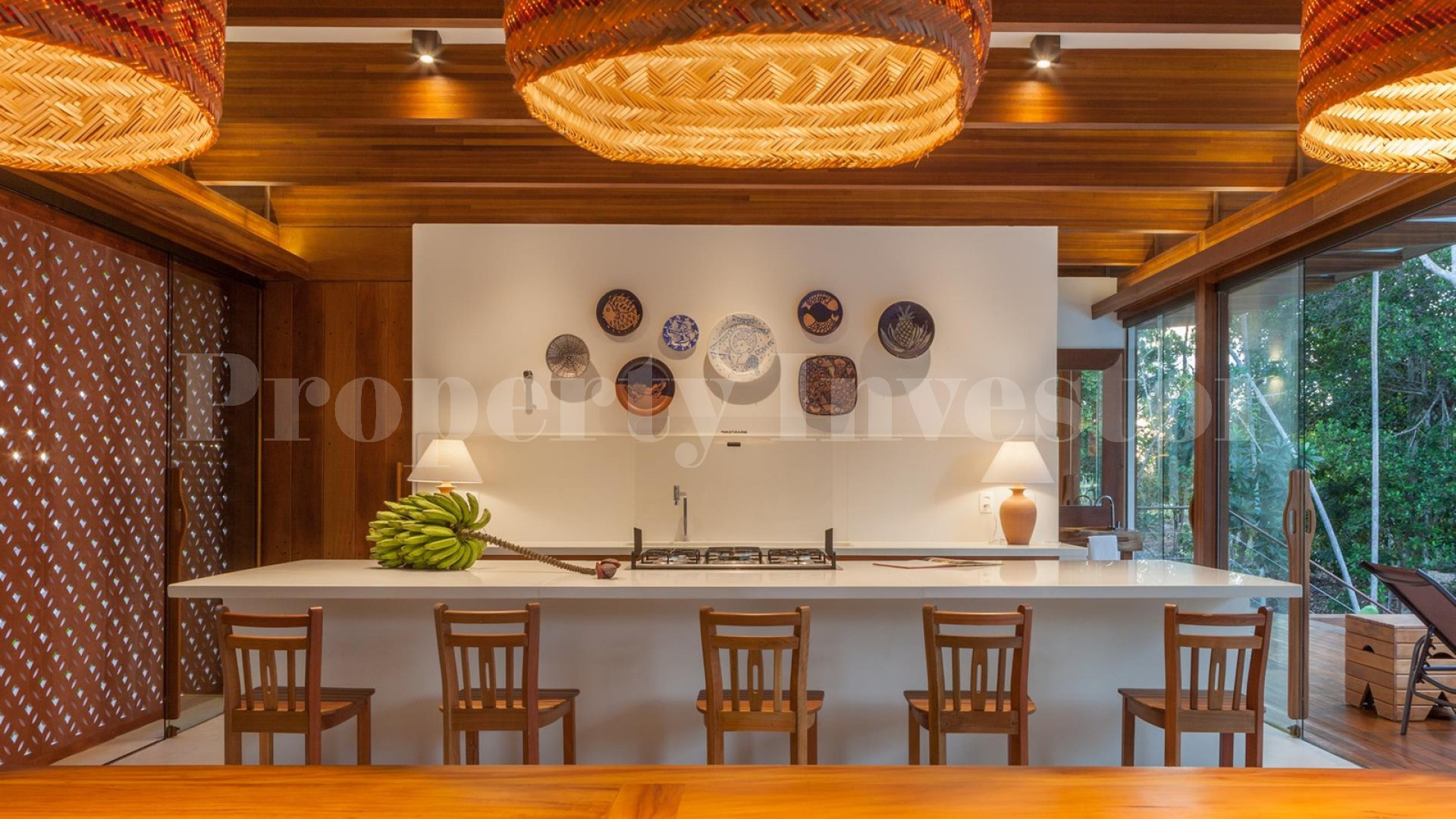 One-of-a-Kind 6 Bedroom Tropical Luxury Designer Rainforest Villa for Sale in Trancoso, Brazil