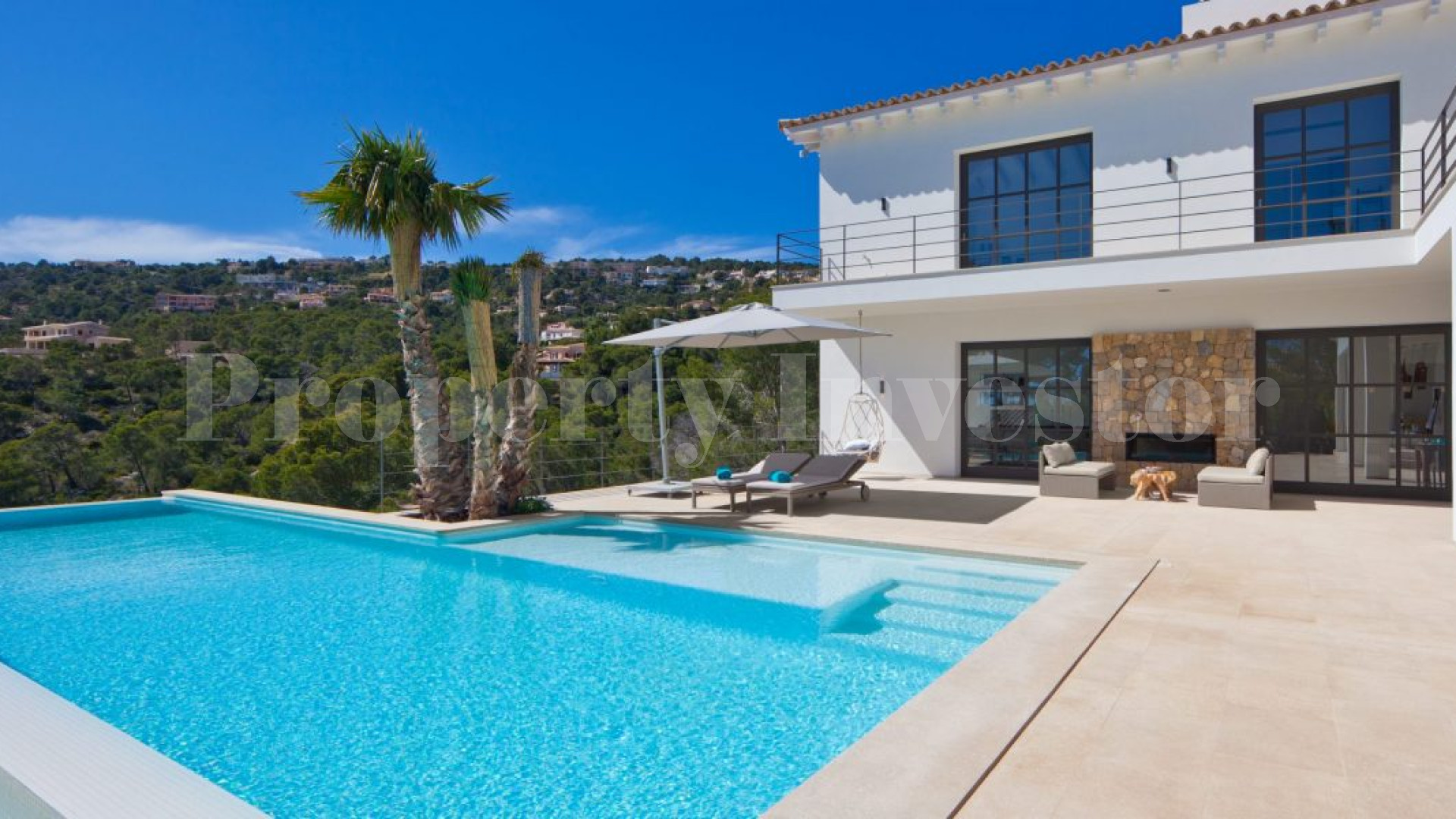 Modern 4 Bedroom Villa with Exclusive Design Concept & Partial Sea Views in Port Andratx