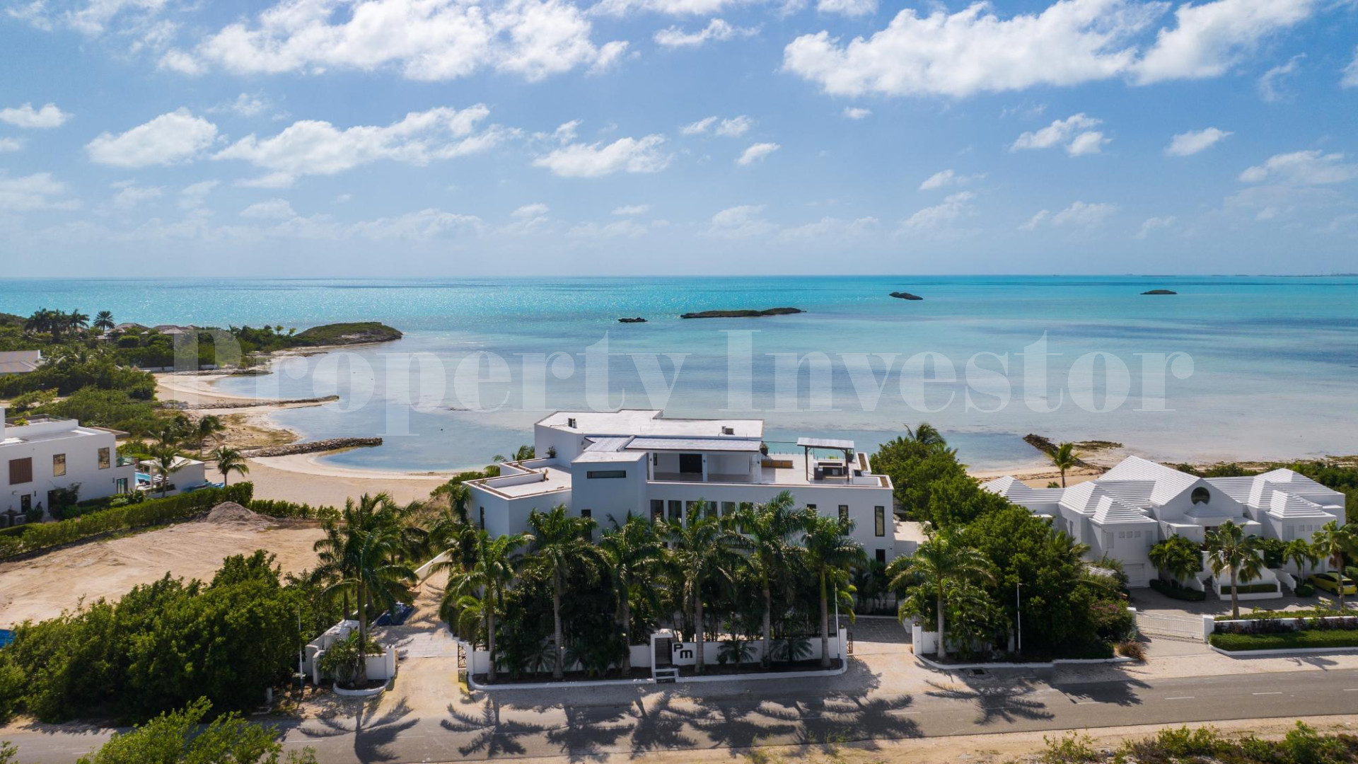 Premier 10 Bedroom Beachfront Trophy  Estate for Sale in Turtle Tail, Turks & Caicos