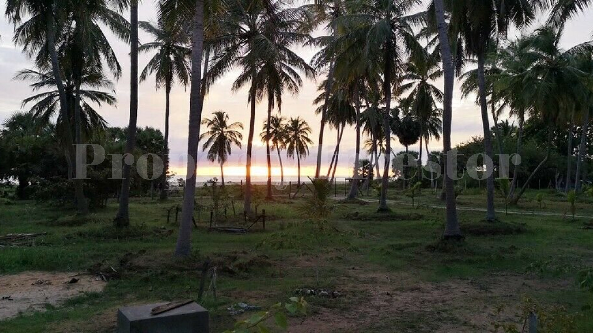 Exclusive 1 Hectare Beachfront Parcel of Land for Sale on a Private Peninsula in Sri Lanka