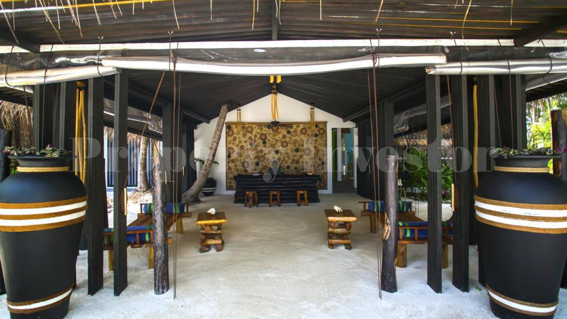 Exclusive 32 Room Island Eco Resort with 89 Room Overwater Bungalow Expansion Plan for Sale in the Maldives