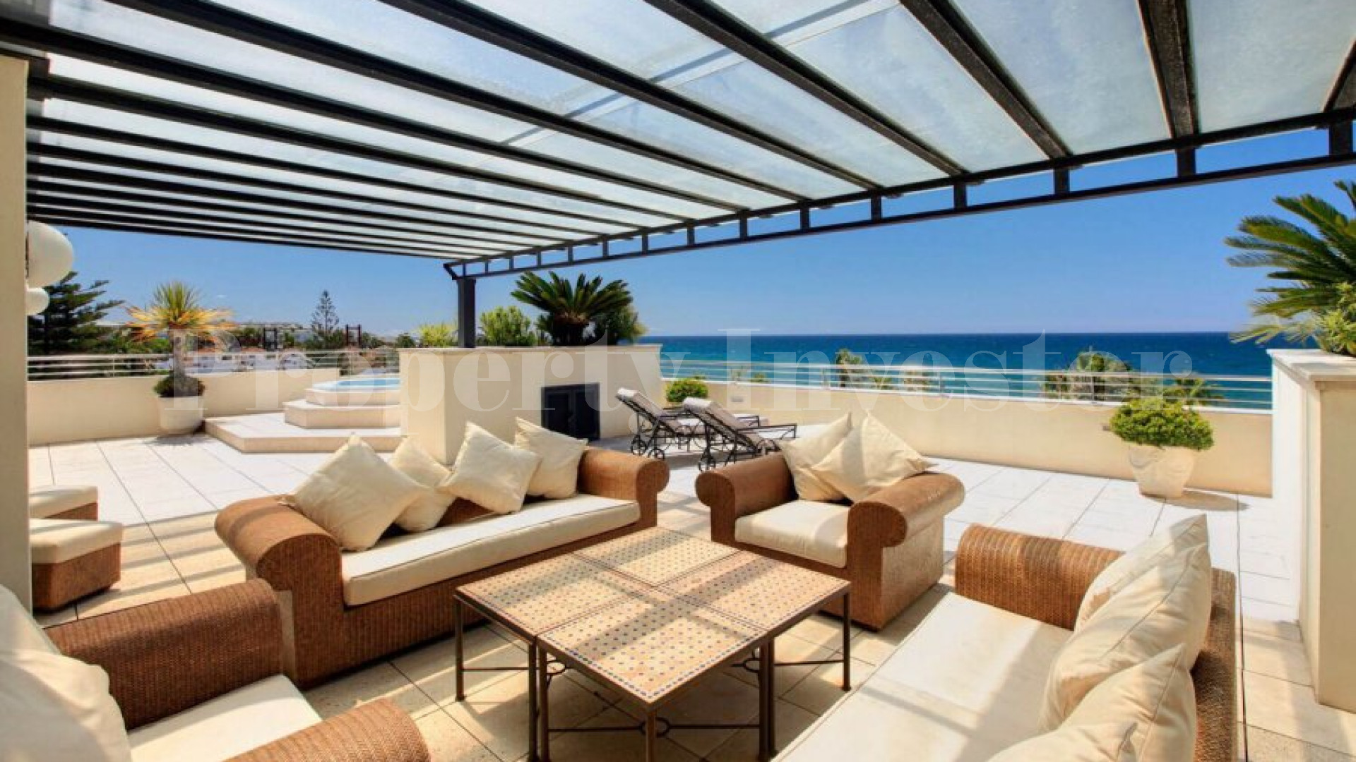 Absolute Frontline 3 Bedroom Sea View Duplex Penthouse in Oasis de Banús