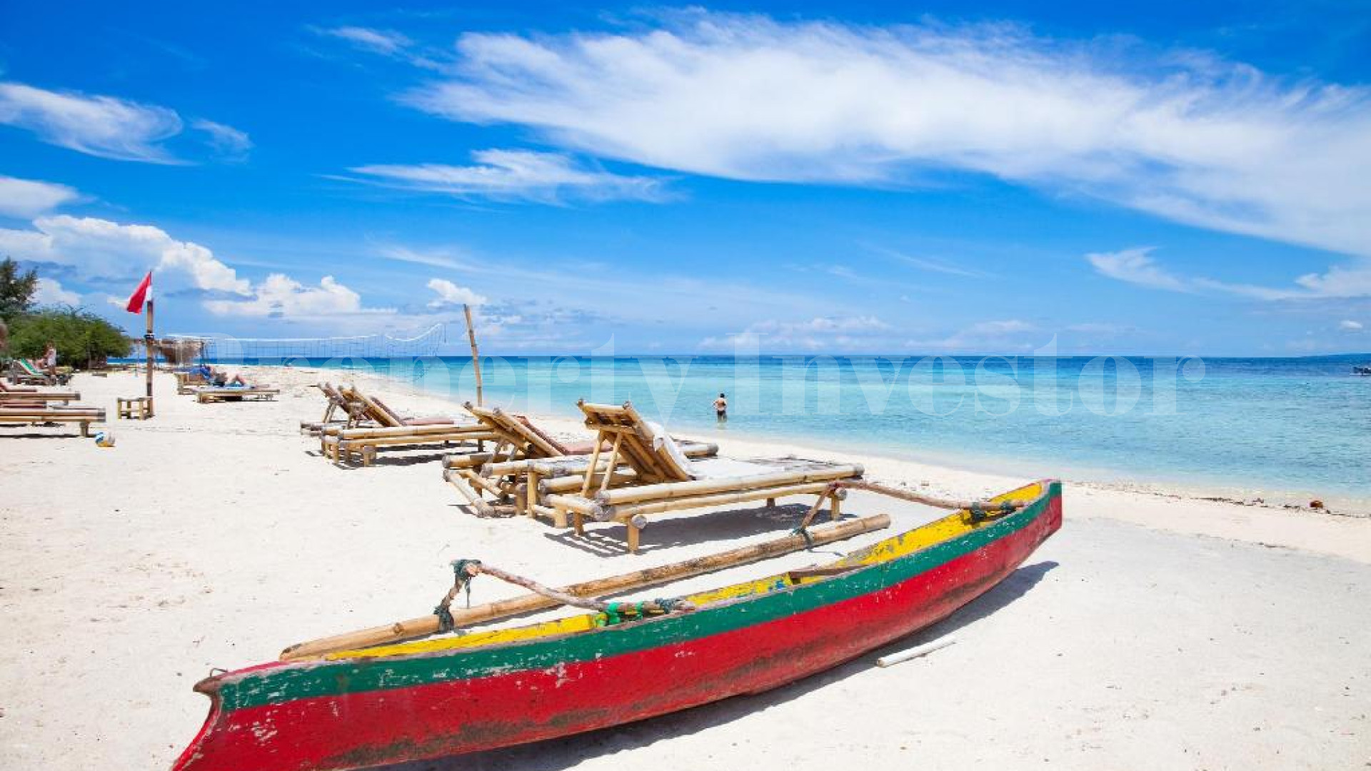 Unique Boutique Island Hotel with 4 Private Villas for Sale on Gili Air, Indonesia