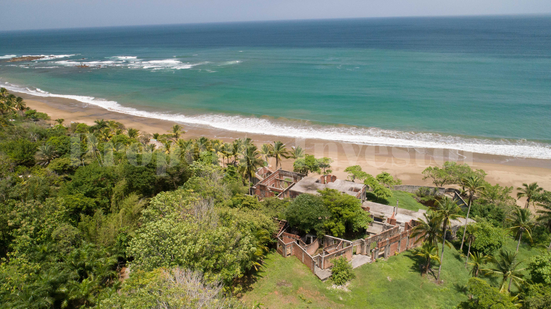 Magnificent 7 Bedroom Unfinished Beachfront Estate for Sale in Pedasi, Panama