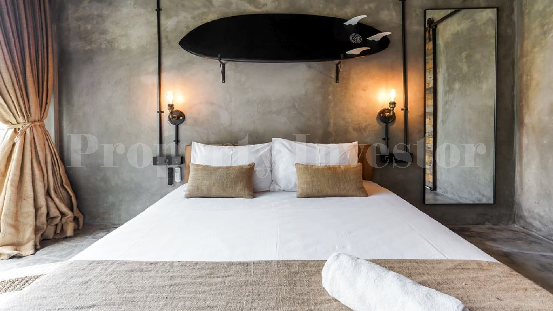 Modern 3 Bedroom Concrete Industrial Style Villa for Sale in Umalas, Bali