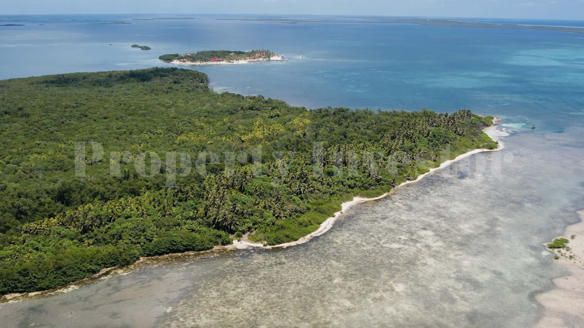 Caye Bokel — 33 Acre Private Virgin Island Parcel for Sale in Belize