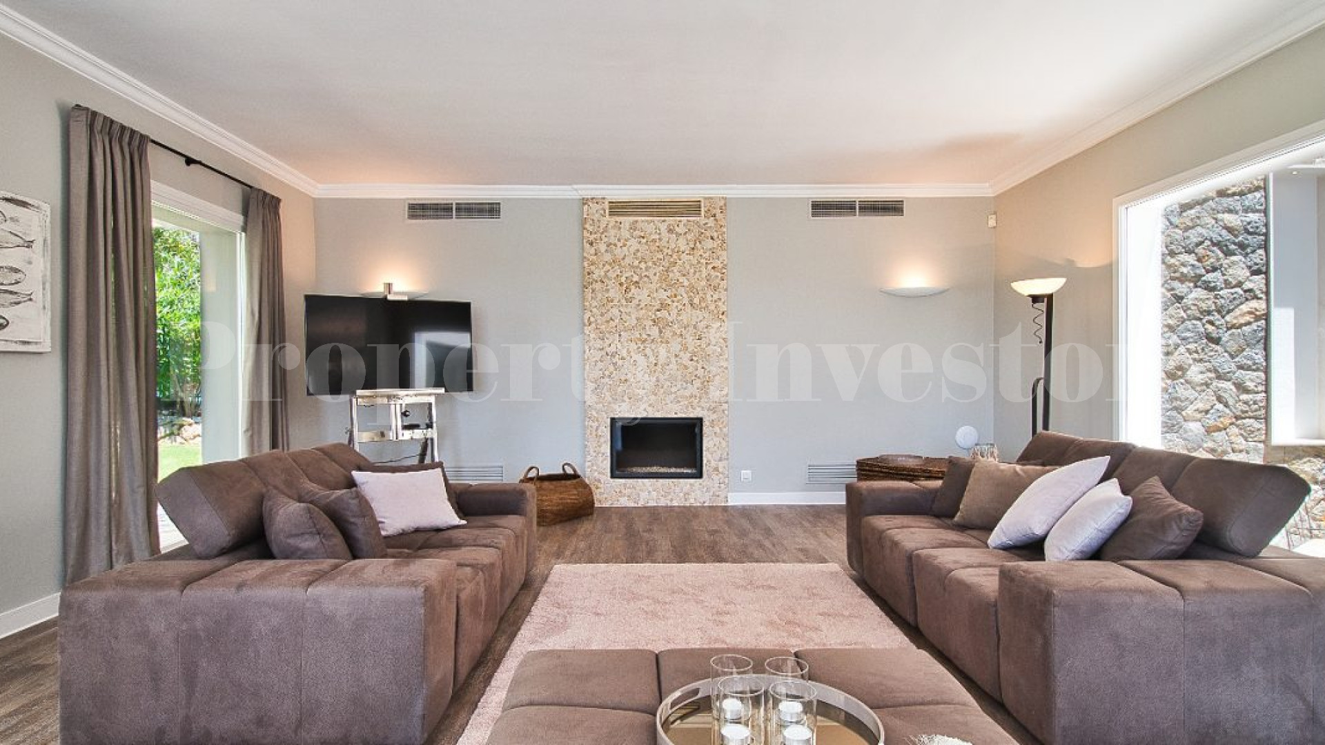 2 традиционно средиземноморские виллы с видом на море в Нуэва Санта Понса, Майорка