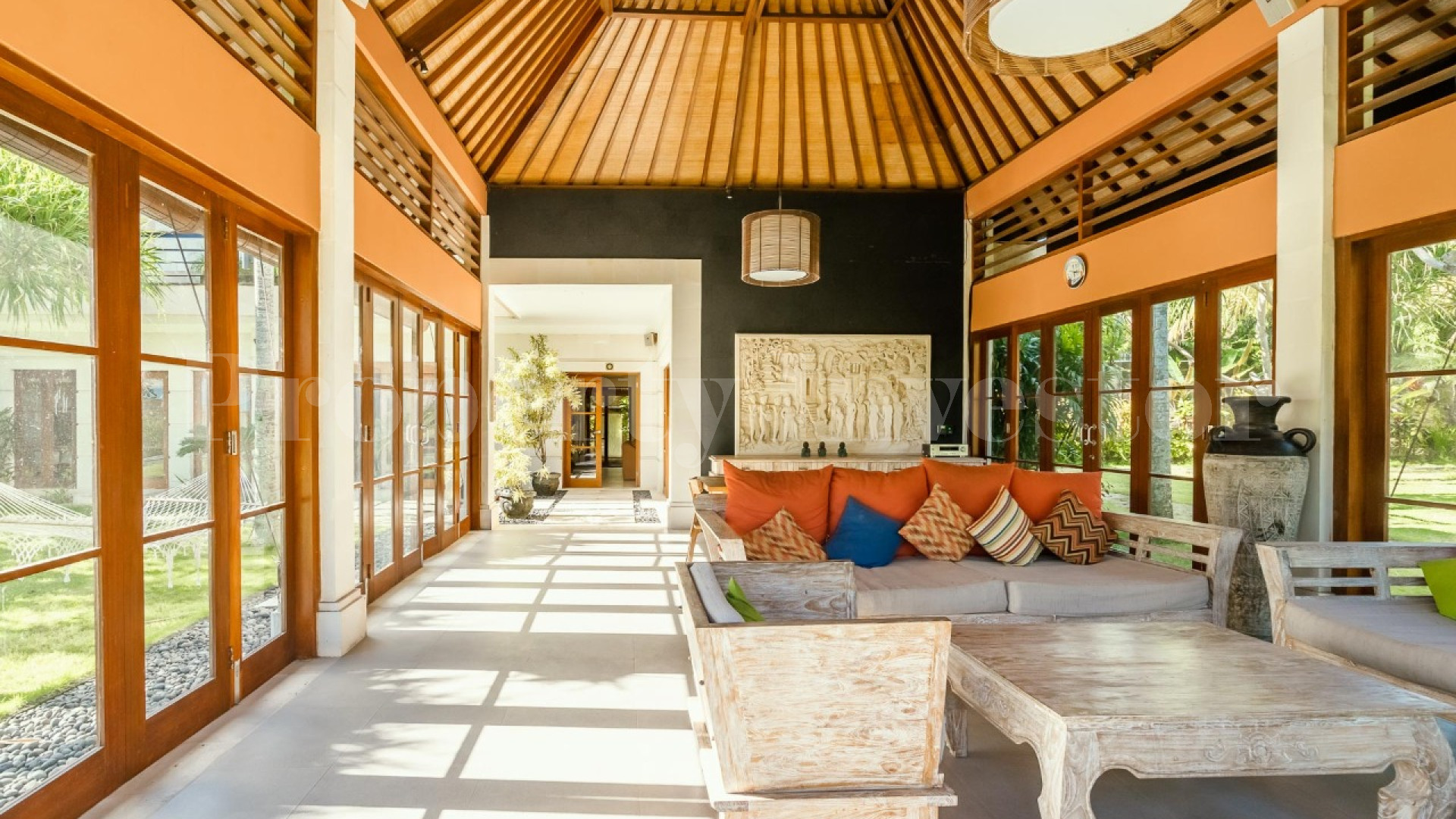 Spacious 6 Bedroom Modern Villa with Lush Gardens & Amazing Sunset Views for Sale in Pererenan, Bali