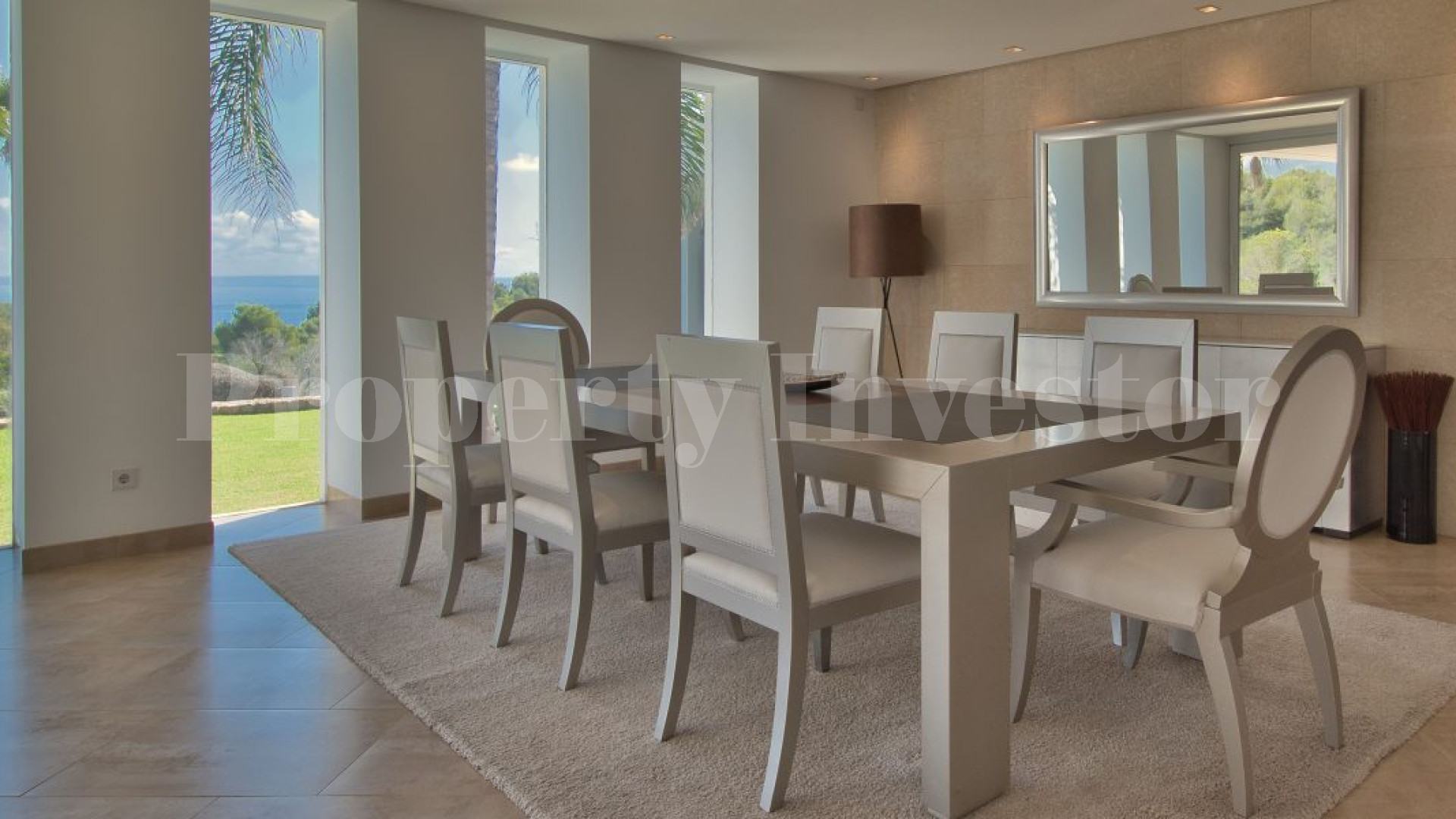 Minimalist 6 Bedroom Villa with Sea Views in Sol de Mallorca