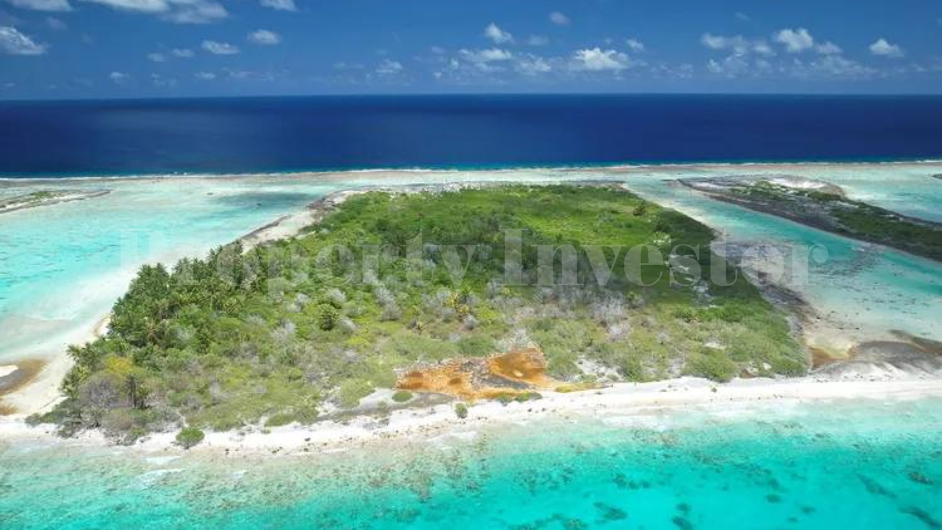 Approximately 11 Hectares of Pristine Private Virgin Island for Sale in Arutua, French Polynesia