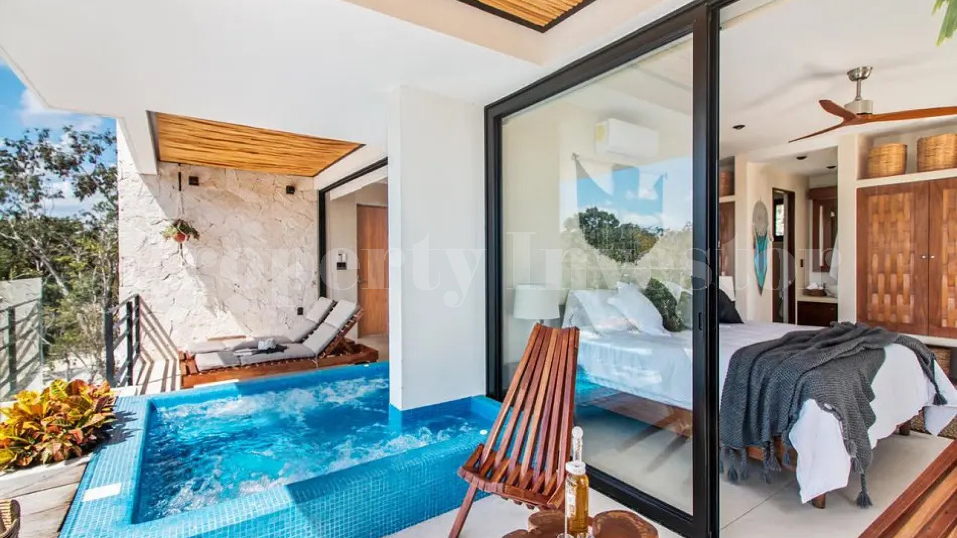 Fantastic 2 Bedroom Boutique Penthouse with Panoramic Jungle Views & Rooftop Pool for Sale in Tulum, Mexico