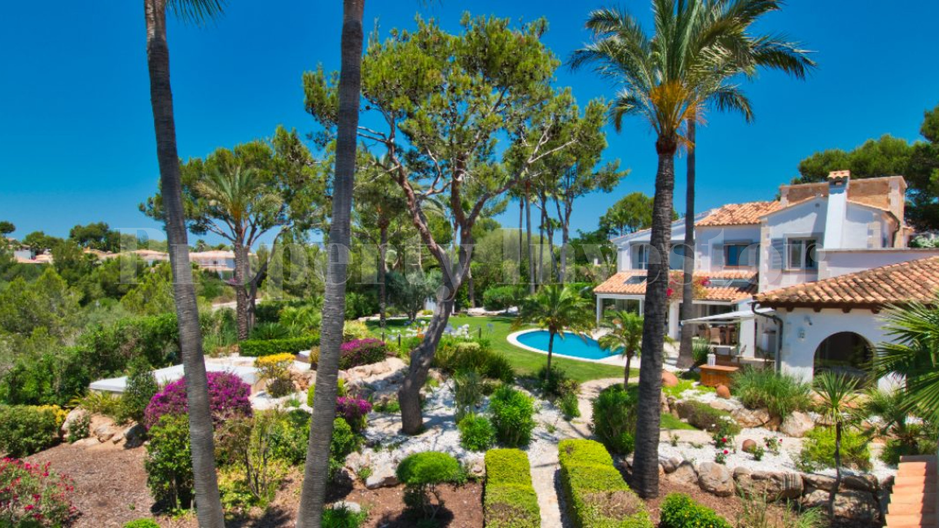 2 традиционно средиземноморские виллы с видом на море в Нуэва Санта Понса, Майорка