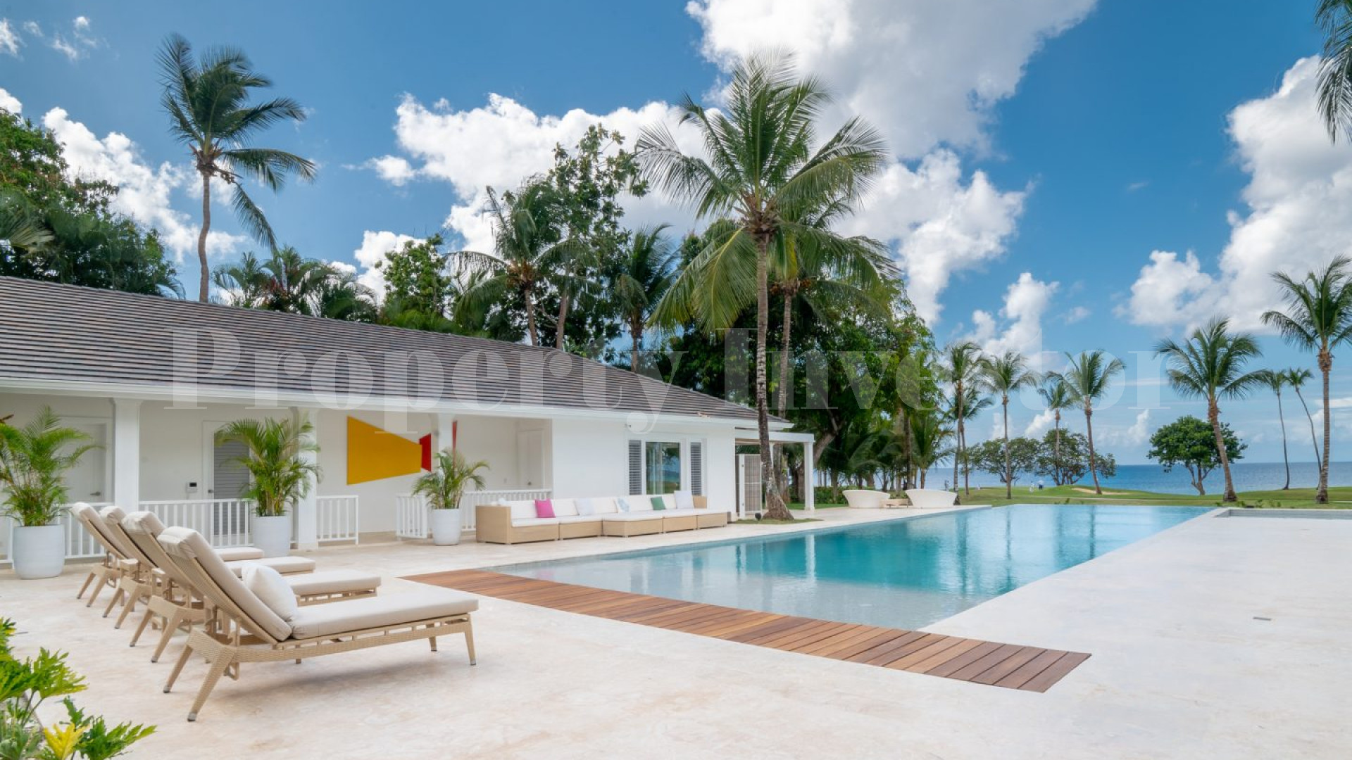 Modern Colonial 7 Bedroom Luxury Villa with Fabulous Golf & Ocean Views for Sale in La Romana, Dominican Republic
