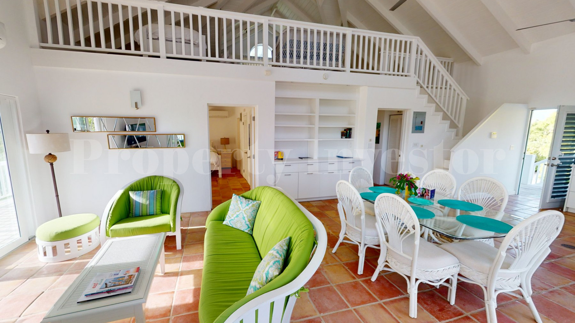 Beautiful 6 Bedroom Caribbean Style Luxury Beachfront Villa with Private Beach Access for Sale in Grace Bay, Turks & Caicos