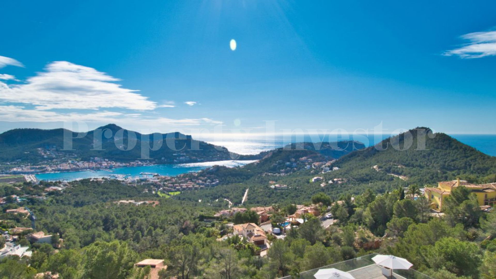 Impressive 8 Bedroom Luxury Sea View Villa Sought After Area of Port Andratx