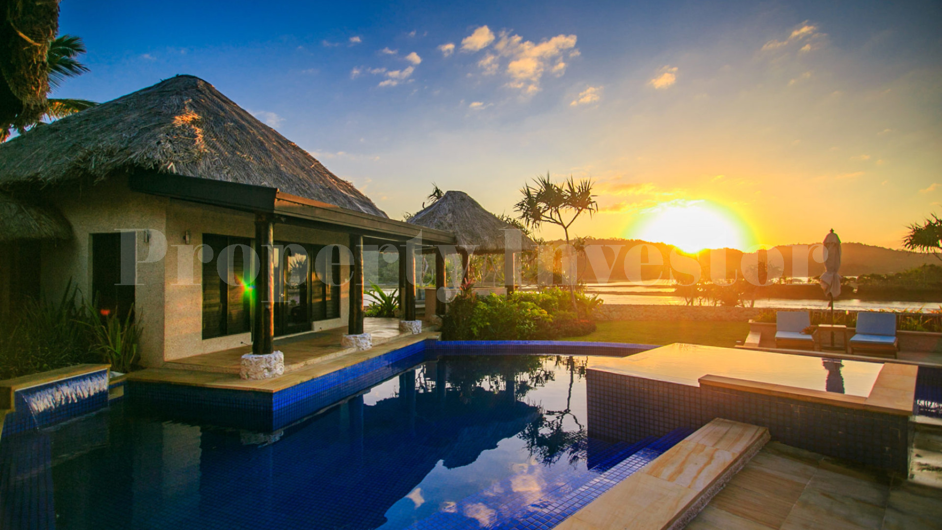 Fabulous 3 Bedroom Luxury Oceafront Private Island Villa for Sale in Vanua Levu, Fiji