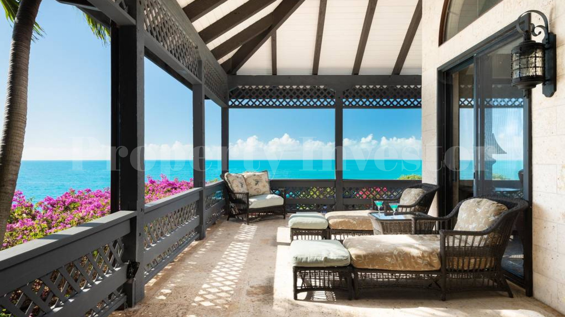 Incredible 6 Bedroom Luxury Oceanview Villa with Private Beach Access for Sale in Sapodilla Bay, Turks & Caicos