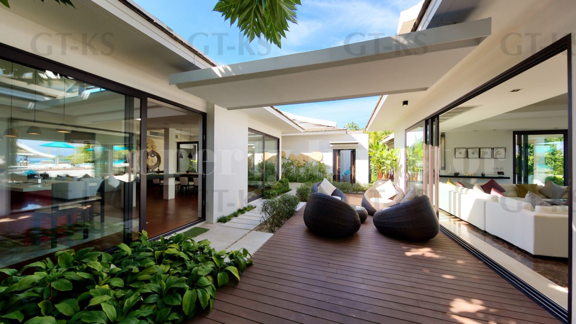 Unbelievable 5 Bedroom Luxury Beachfront Contemporary Thai Villa for Sale in Koh Samui, Thailand