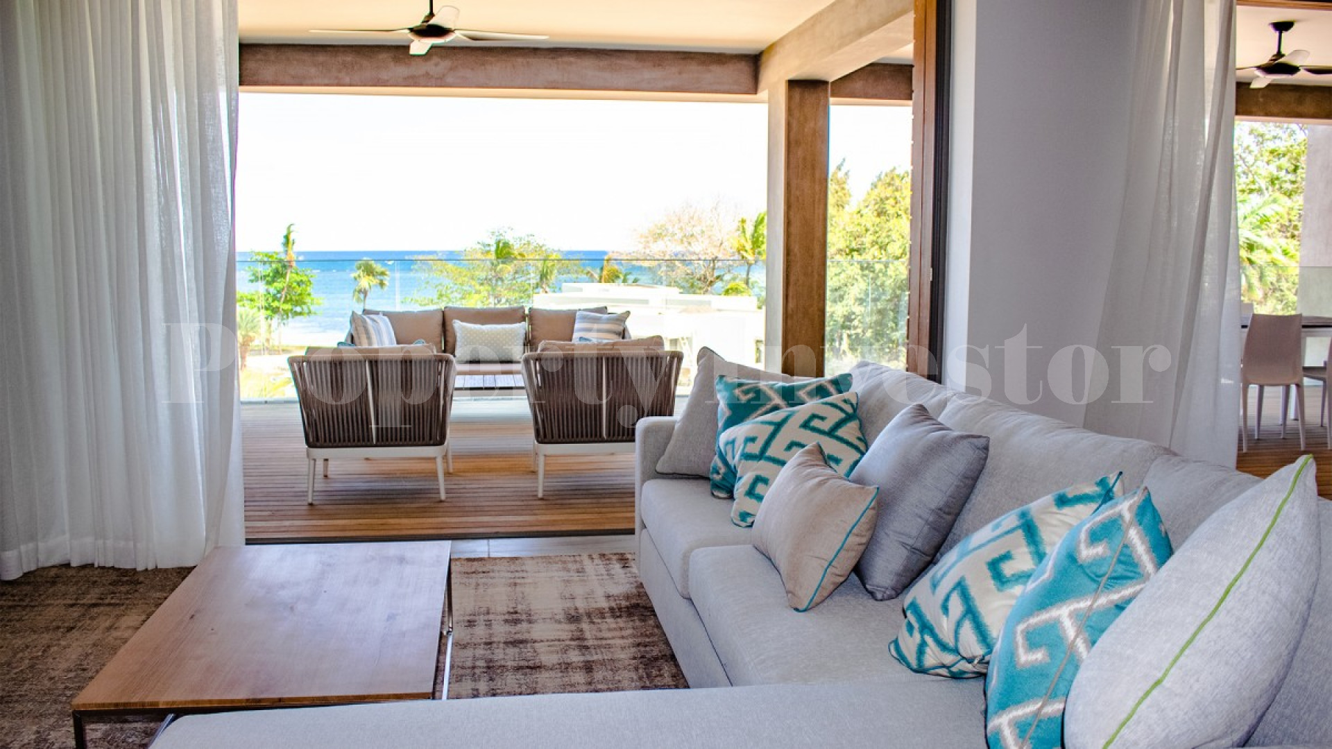 Luxury 3 Bedroom Waterfront Garden Apartment in Tamarin (Block B)