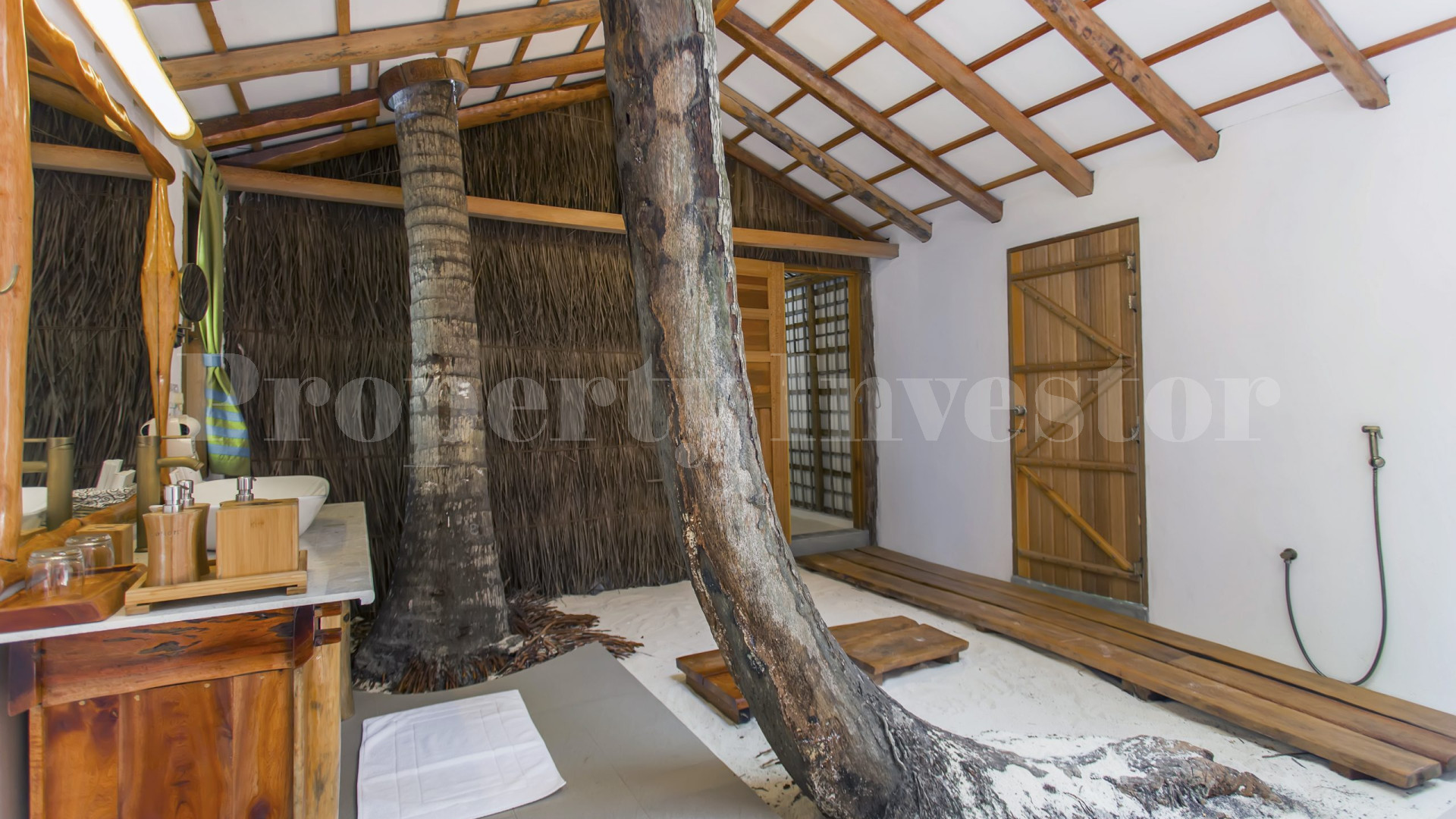 Exclusive 32 Room Island Eco Resort with 89 Room Overwater Bungalow Expansion Plan for Sale in the Maldives