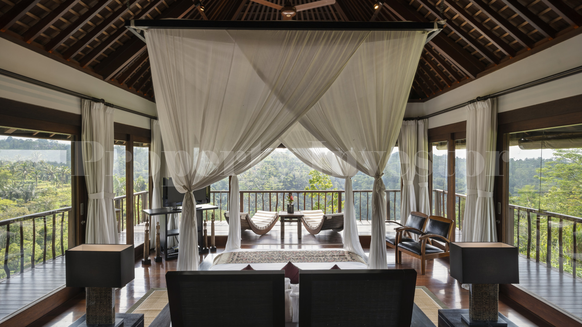 Exceptional 6 Bedroom Estate with Stunning Jungle & Valley Views for Sale in North-Ubud, Bali