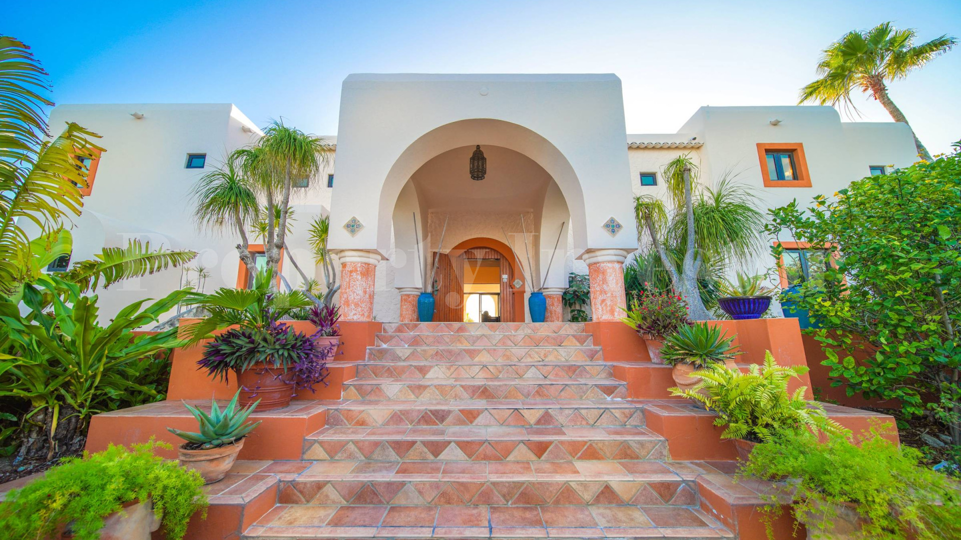 Exceptional 7 Bedroom Luxury Moroccan Style Beachfront Villa for Sale on Sapodilla Bay Beach, Turks & Caicos