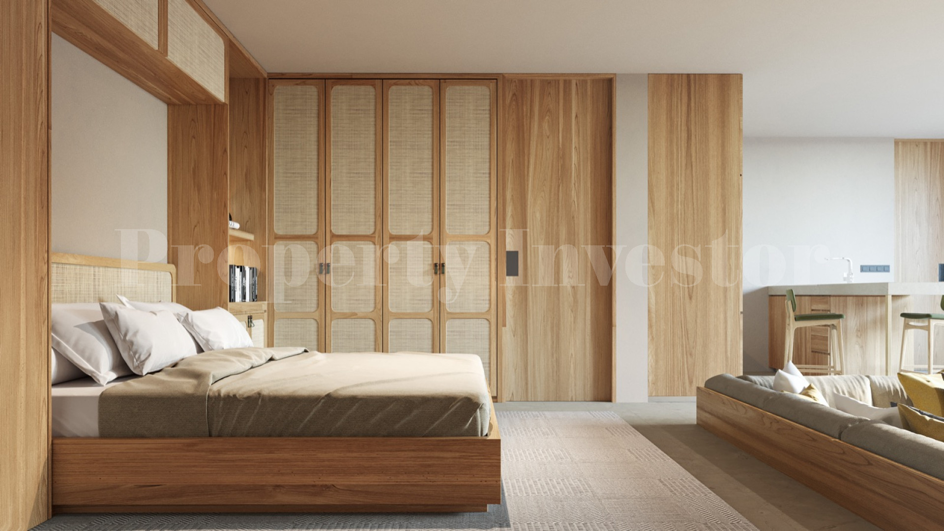 Продаётся современная роскошная дизайнерская вилла на 2 спальни с видом на океан под строительство в Улувату на Бали