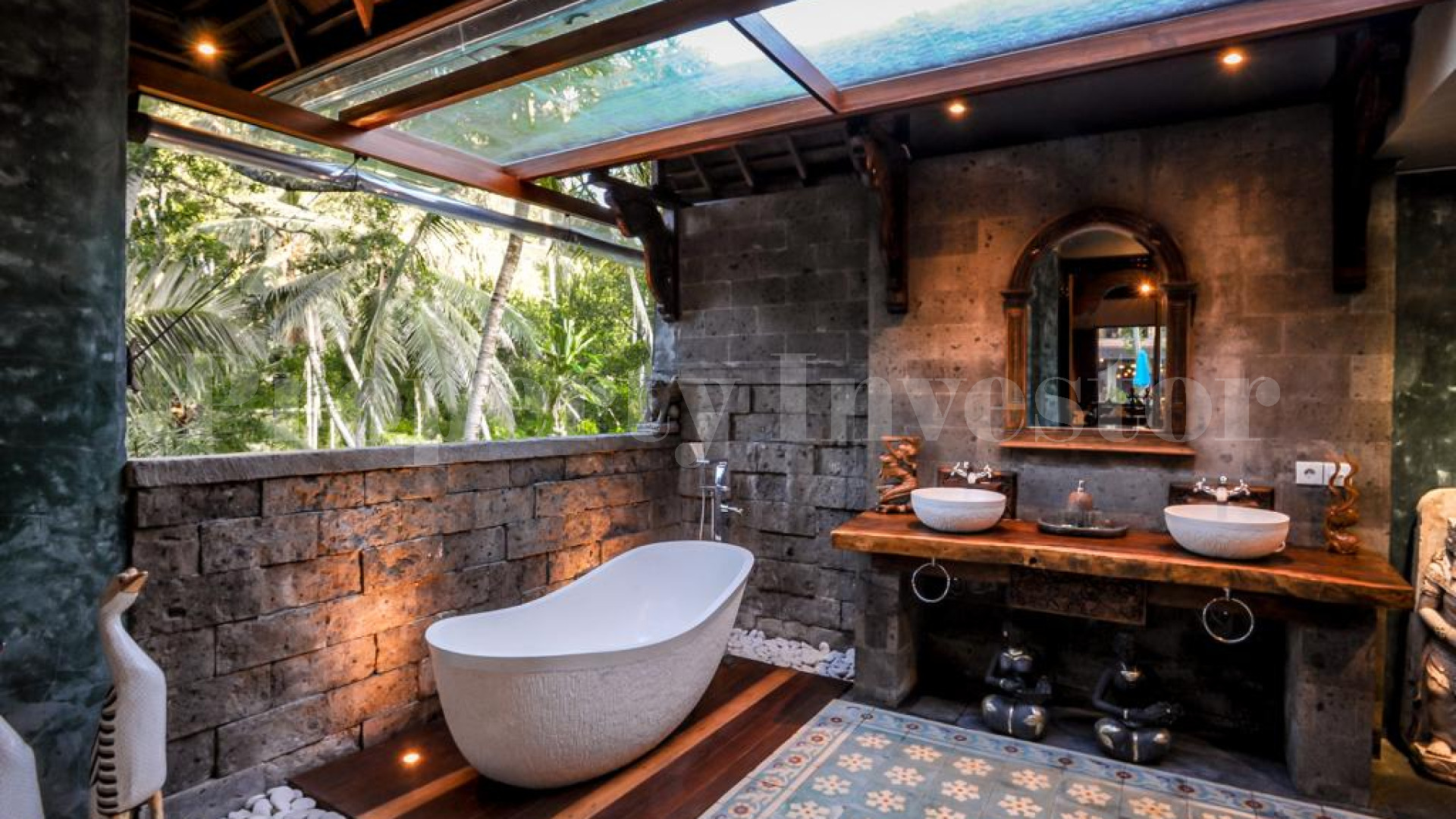 Newly Renovated 5 Bedroom Traditional Luxury Villa with Stunning Tropical River & Jungle Views for Sale in South Ubud, Bali