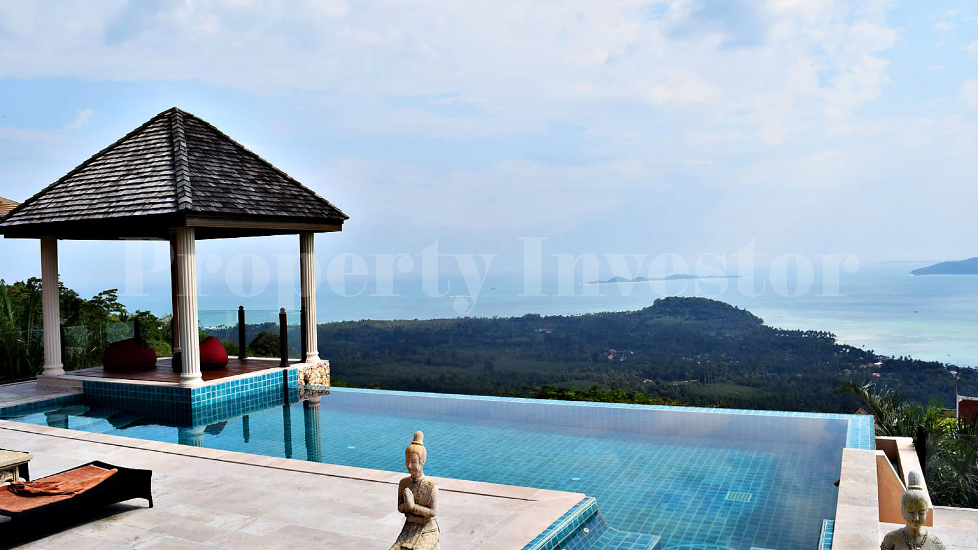 Hilltop seaview villa