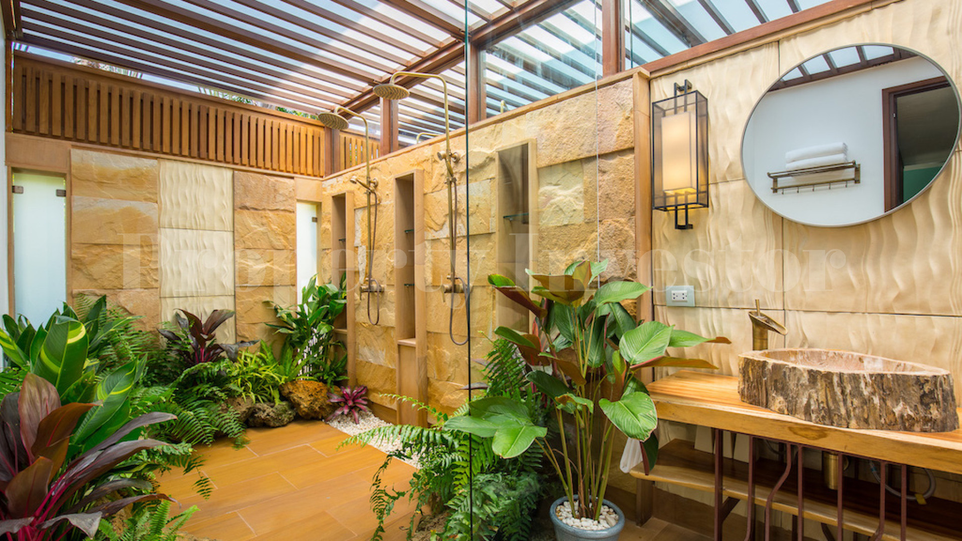 Tropical 5 Bedroom Luxury Thai Style Beach Villa for Sale in Samui