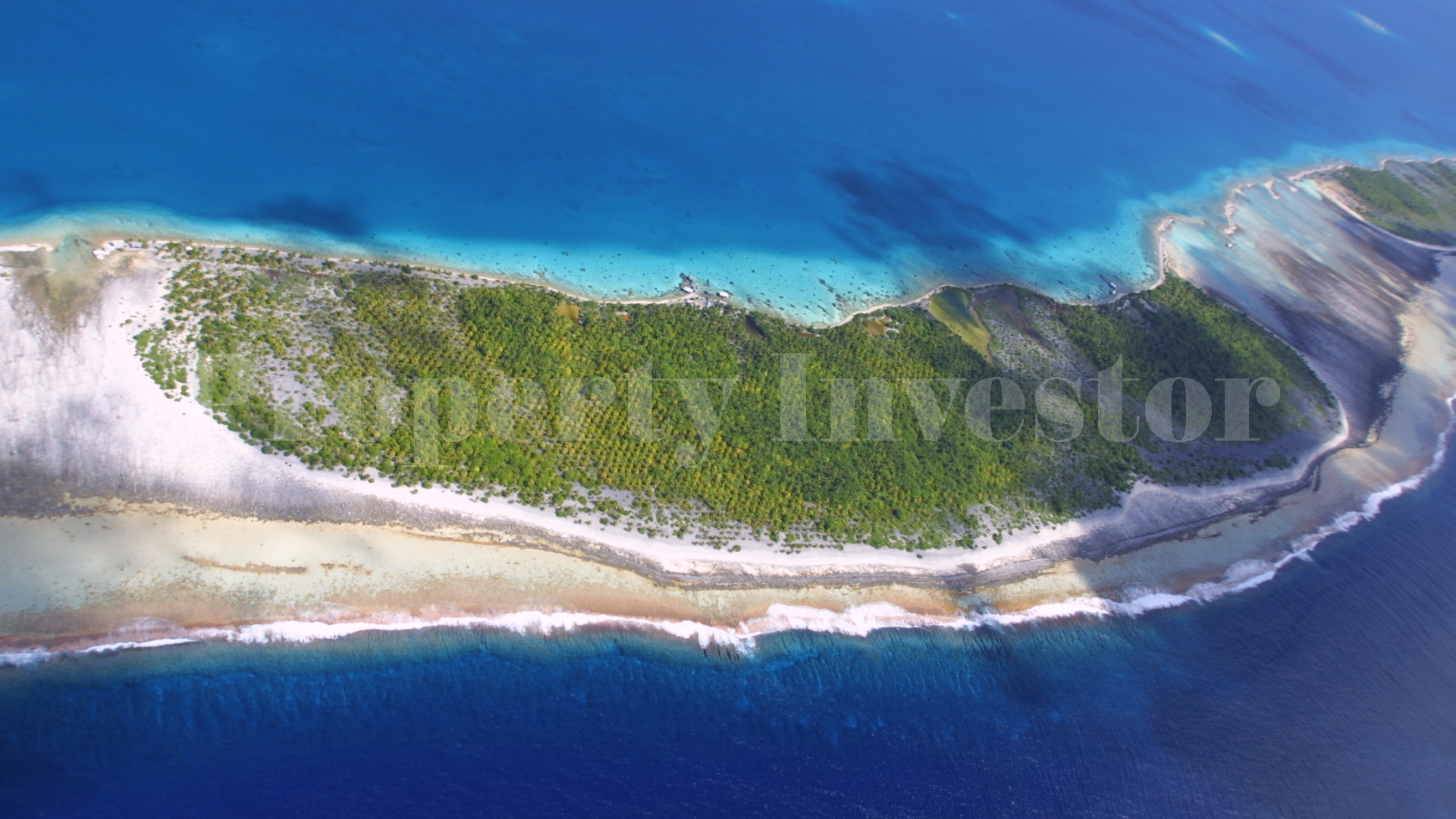 Secluded 12+ Hectare Private Virgin Island Paradise for Sale in Arutua Atoll, French Polynesia