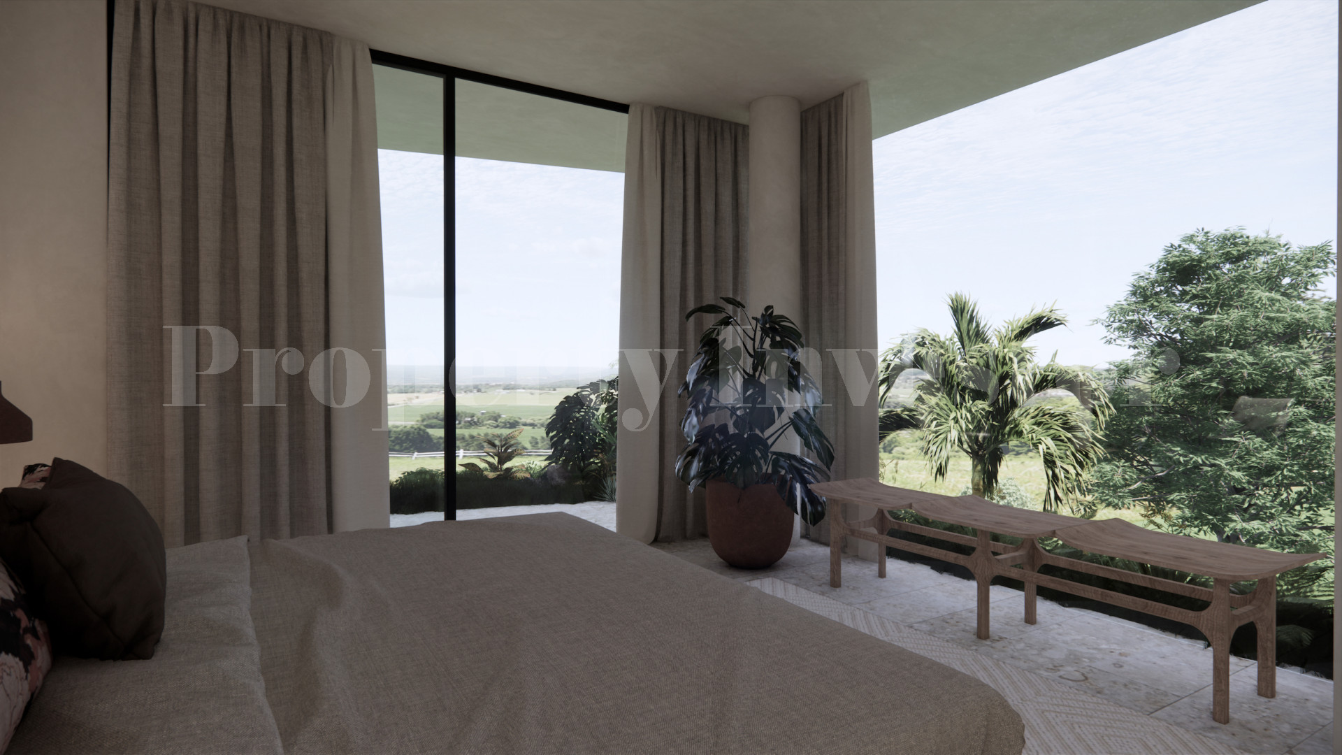 Продаётся современная роскошная вилла на 3 спальни с видом на океан под строительство от 395000$ в Улувату на Бали