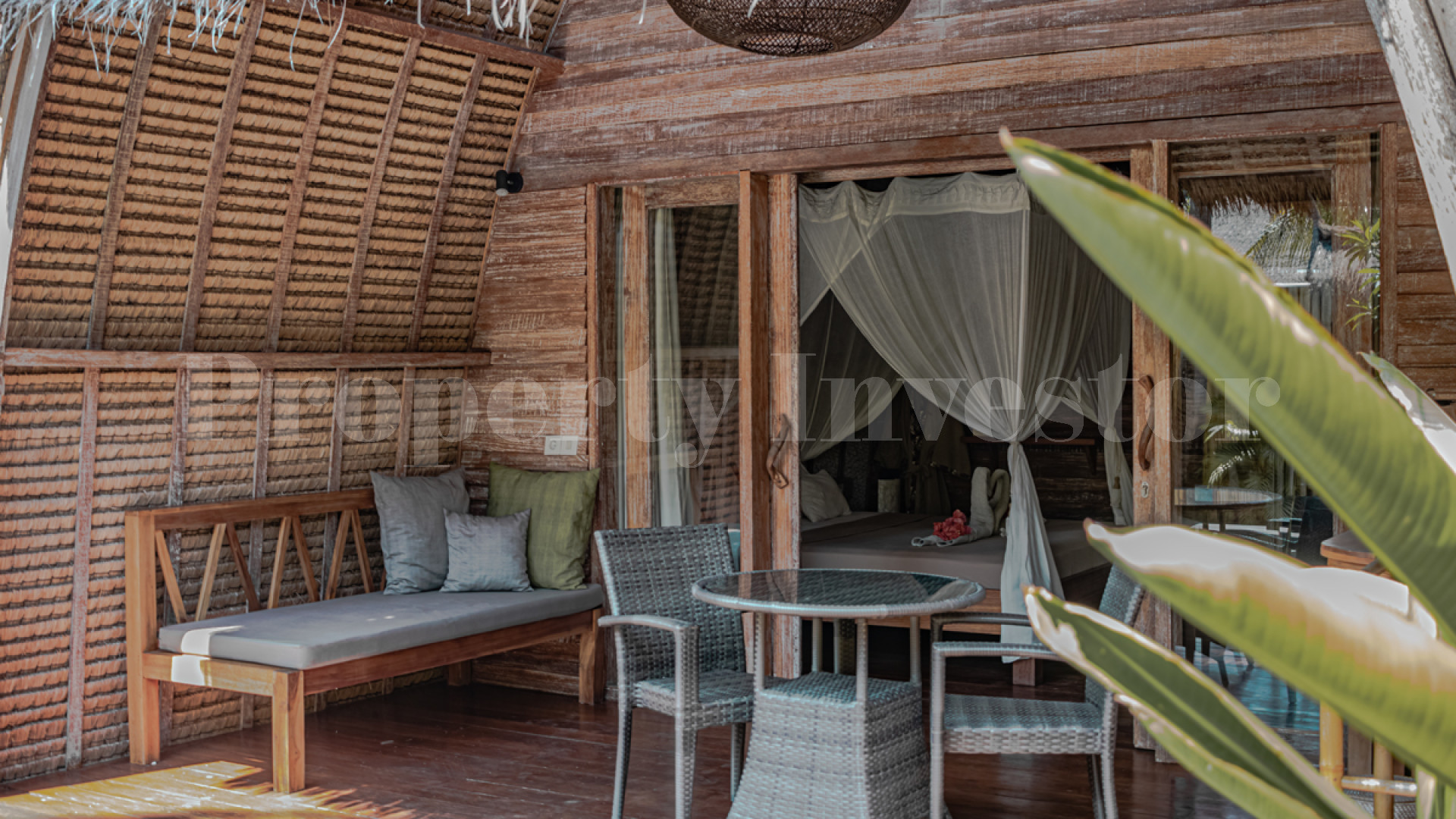 Unique Boutique Island Hotel with 4 Private Villas for Sale on Gili Air, Indonesia