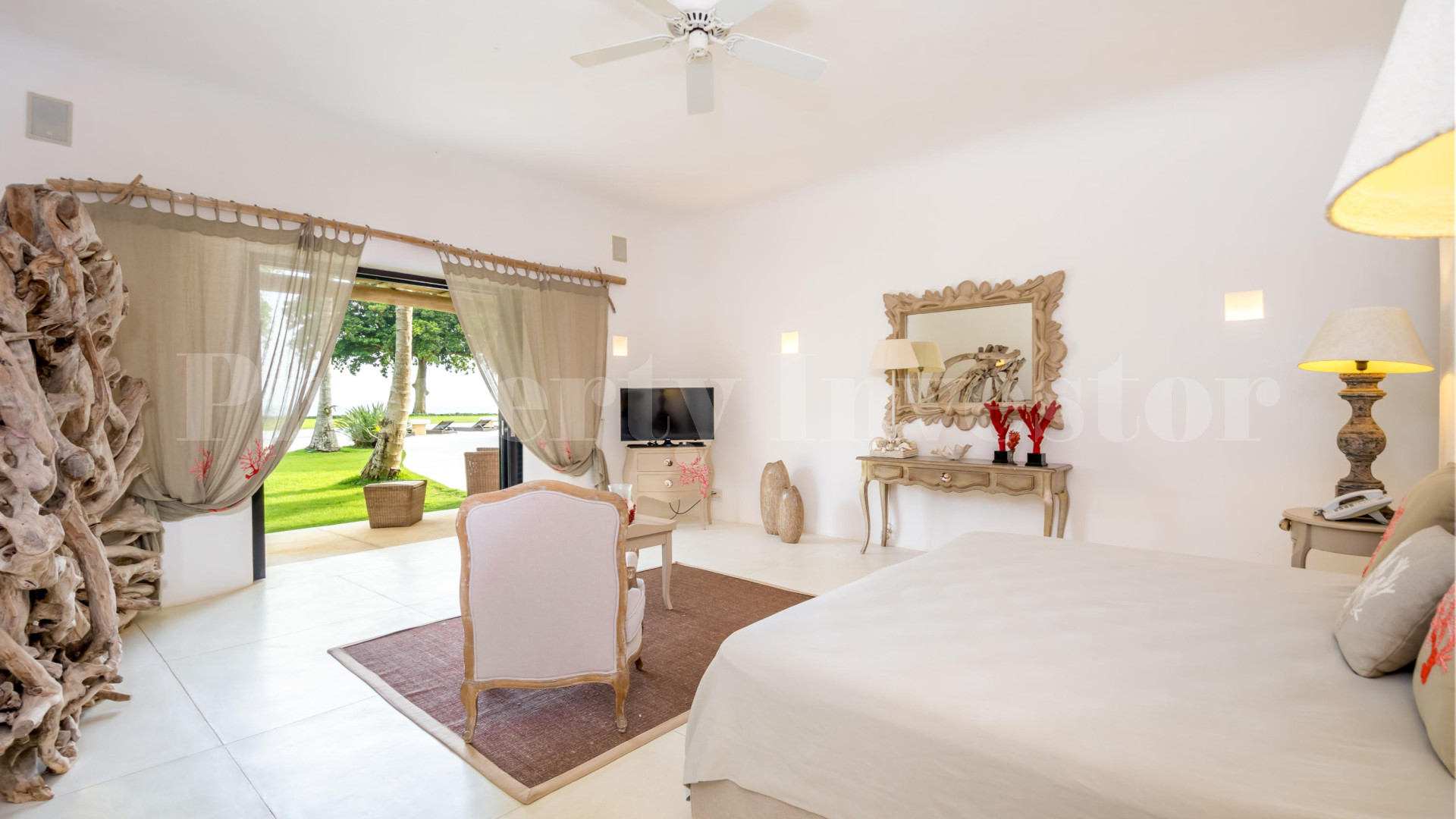 Unique 5 Bedroom "Organic" Luxury Oceanfront Villa with Amazing Ocean & Golf Views for Sale in Casa de Campo, the Dominican Republic