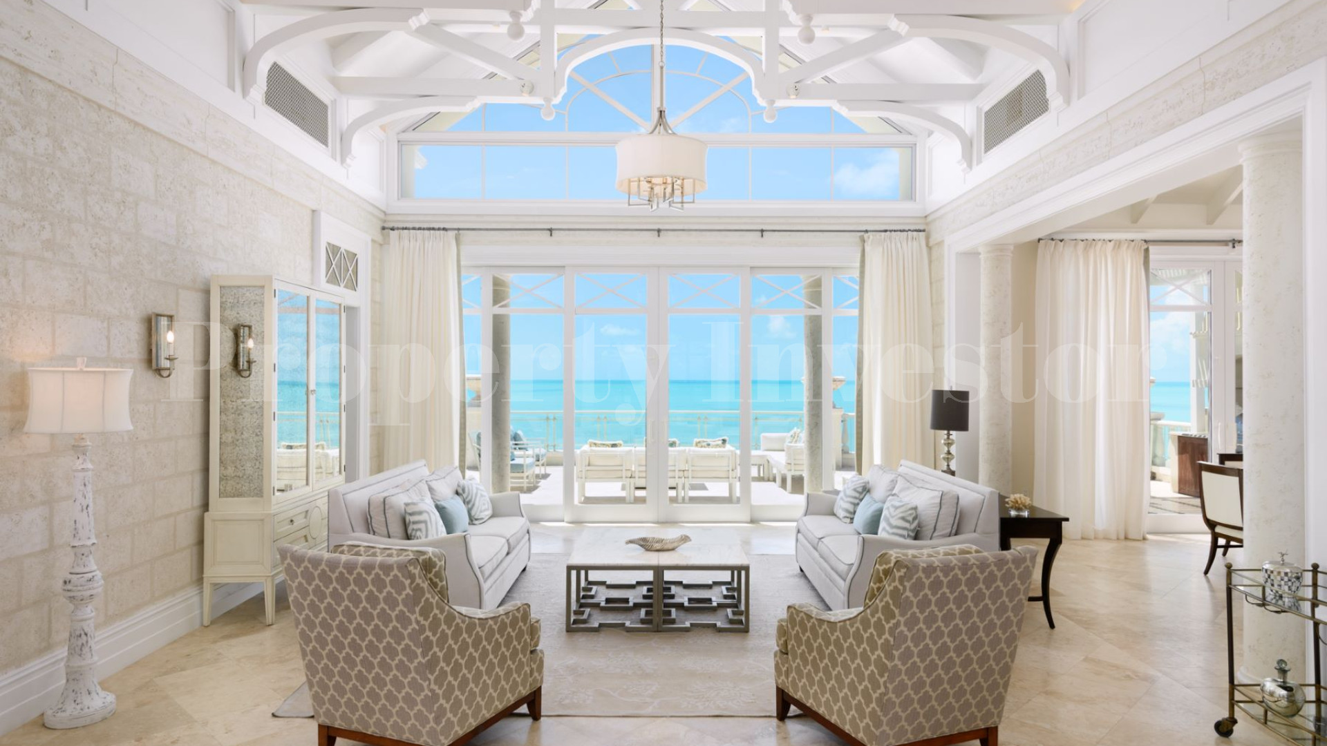Exclusive 3 Bedroom Luxury Penthouse with Incredible Terrace & Panoramic Views for Sale on Long Bay Beach, Turks & Caicos