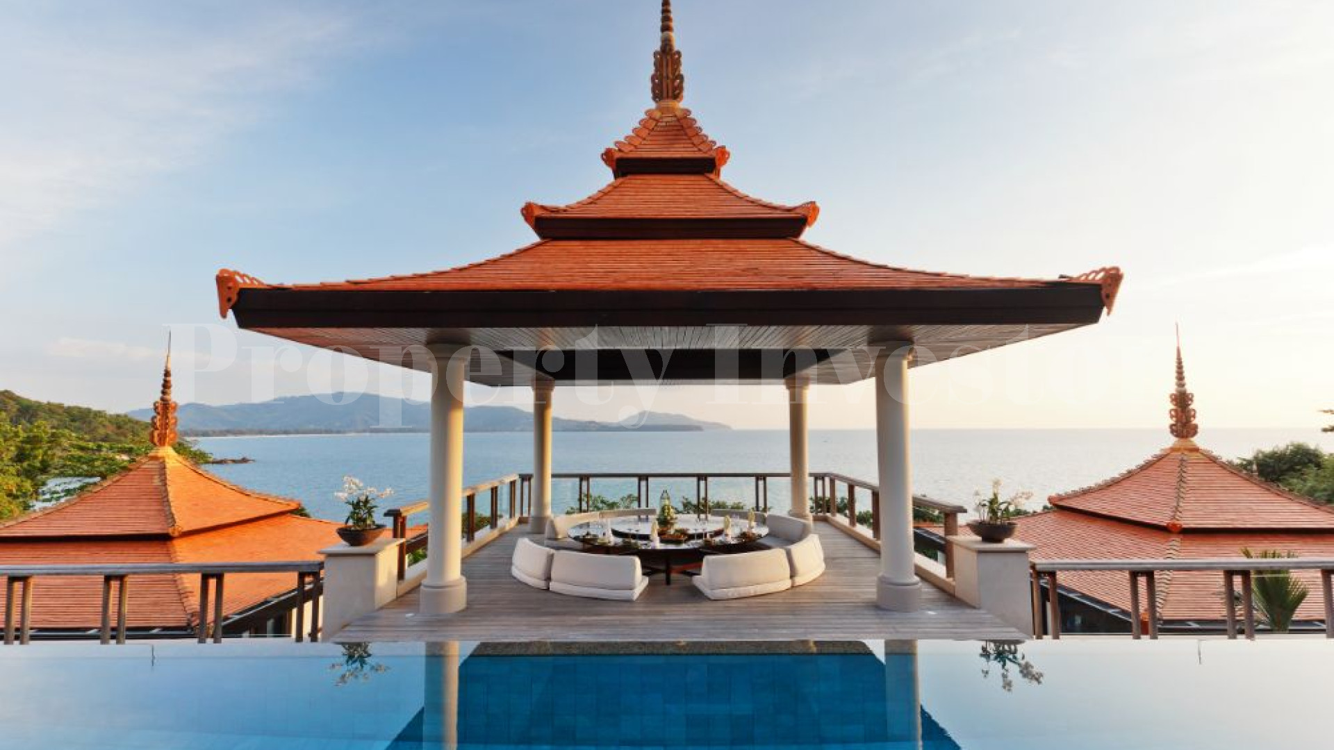 Fabulously Unique 6 Bedroom Oceanview Luxury Villa with 180° Panoramic Views & Private Beach for Sale in a 5* World Class Resort in Phuket