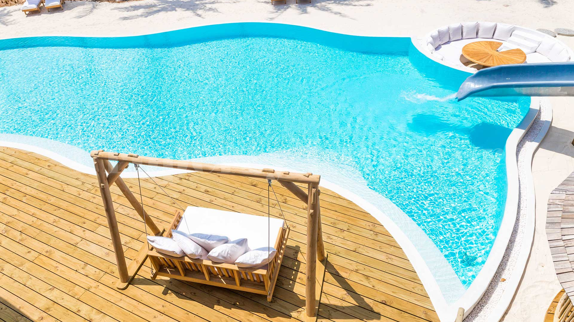 Exclusive 3 Bedroom Private Island Beach Residence with Slide for Sale in the Maldives