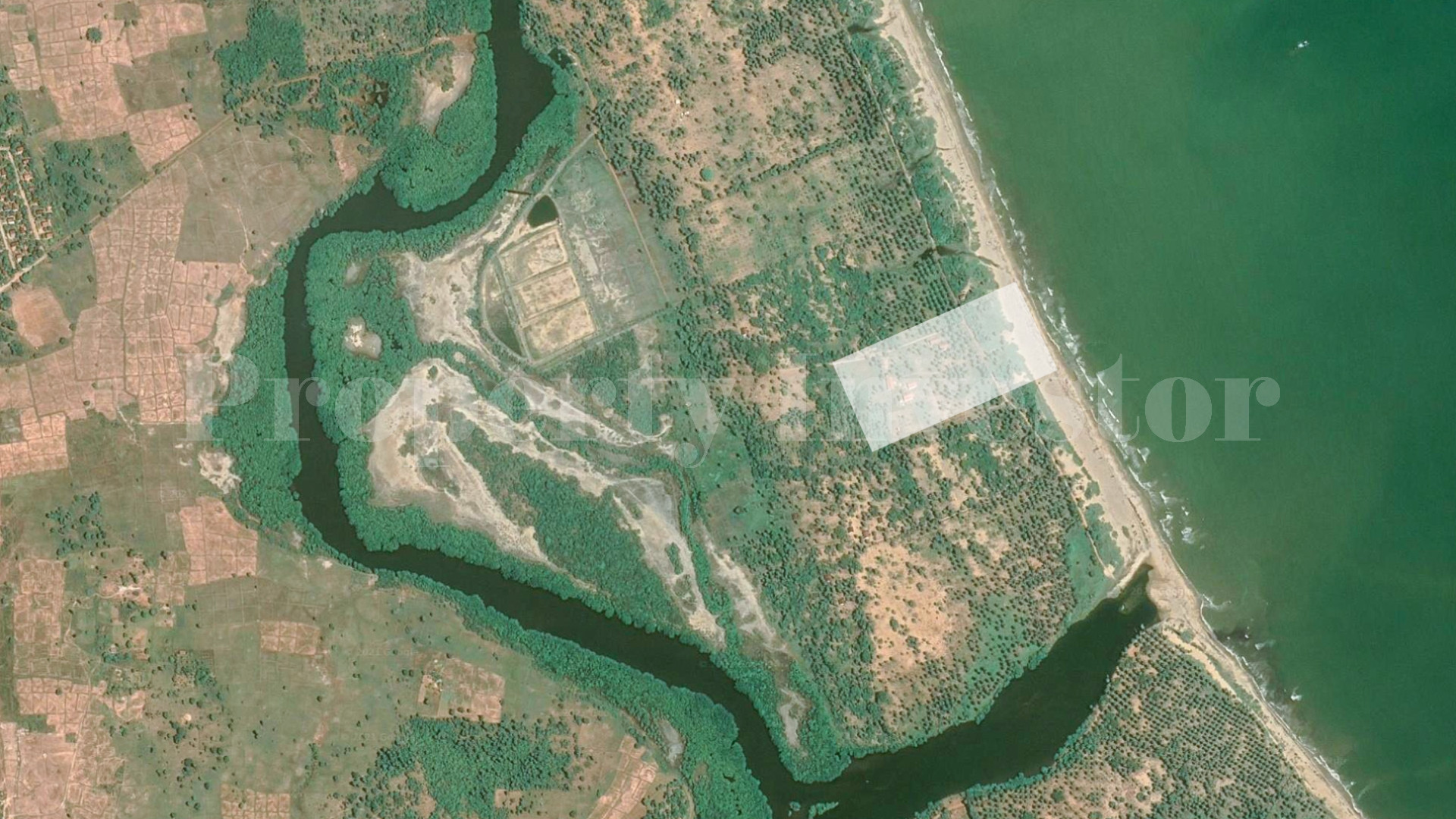 Exclusive 1 Hectare Beachfront Parcel of Land for Sale on a Private Peninsula in Sri Lanka