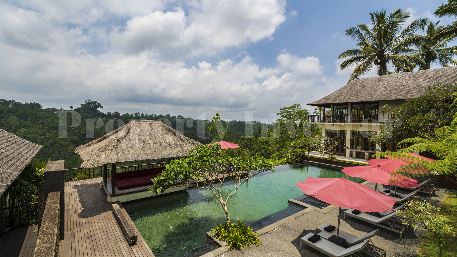 Exceptional 6 Bedroom Estate with Stunning Jungle & Valley Views for Sale in North-Ubud, Bali