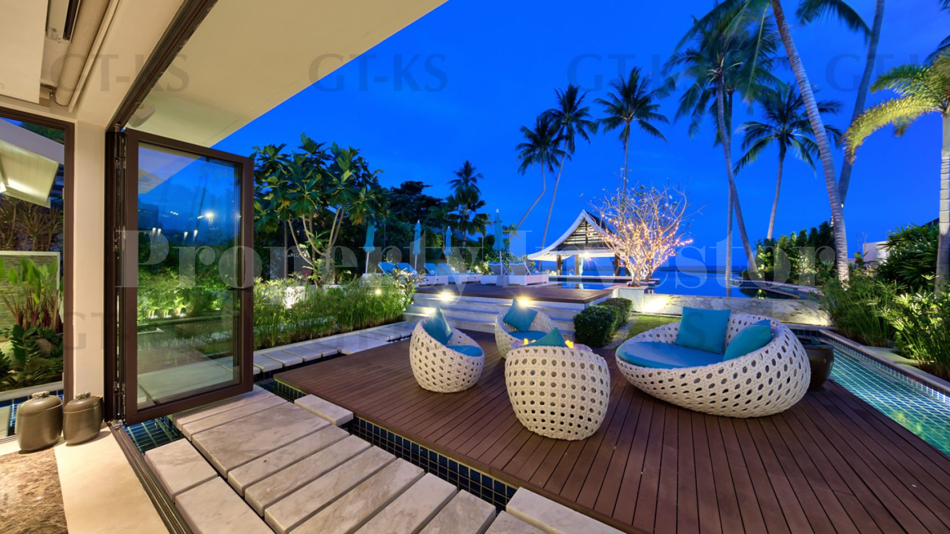 Unbelievable 5 Bedroom Luxury Beachfront Contemporary Thai Villa for Sale in Koh Samui, Thailand