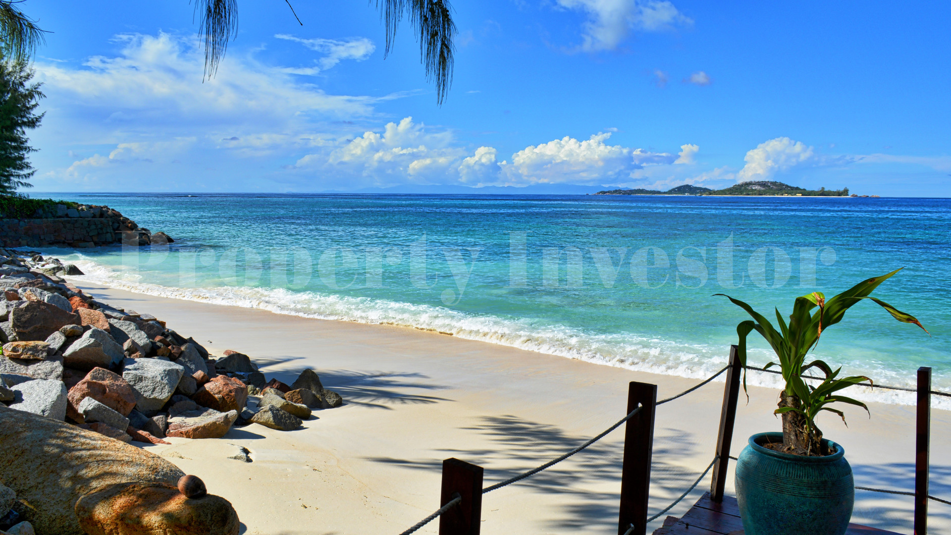 Beautiful 4* Star Boutique Beachfront Island Hotel with 26 Suites for Sale on Praslin Island, Seychelles