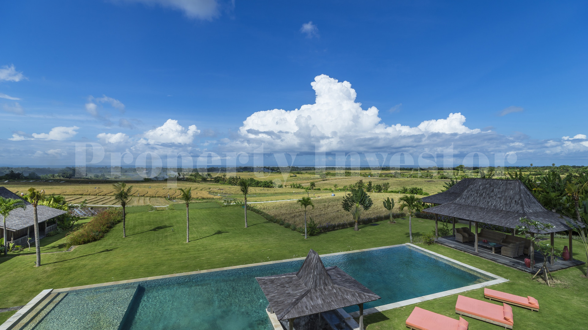 Breathtaking 24 Bedroom Luxury Ocean View Retreat with Incredible Lounging Areas for Sale in Tabanan, Bali