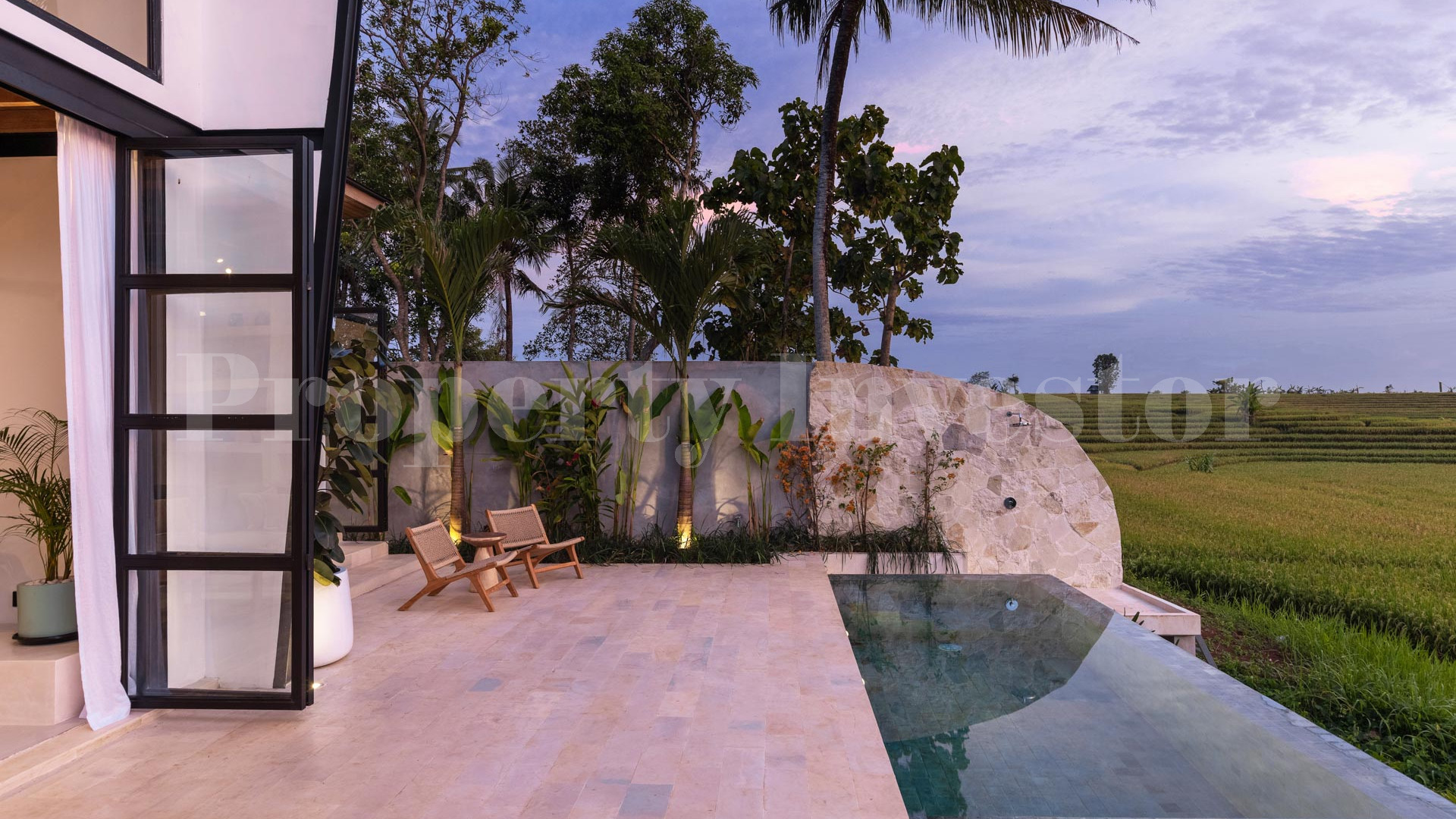 Chic 1-3 Bedroom Designer Loft Villas with Beautiful Rice Paddy Views for Sale Near Canggu, Bali